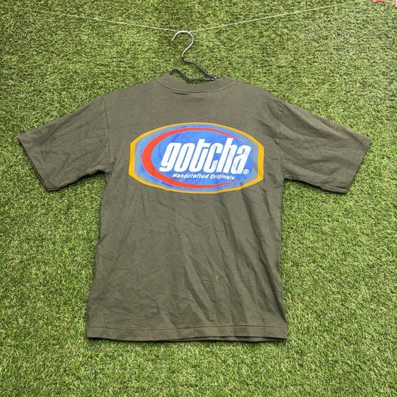 Gotcha Other - Vintage y2k Gotcha Shirt Mens Large Surf Big Logo Streetwear Single Stitch NWT